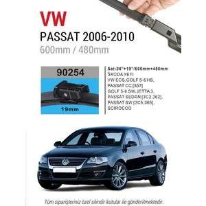 Volkswagen Passat 2006-2010 Silecek Takımı +Cam Sabunu