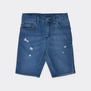 Erkek Çocuk Yıkamalı Kot Şort