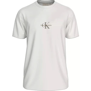 Calvin Klein Erkek Monologolu Fildişi T-Shirt