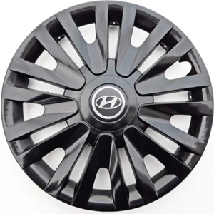 Yılap Jant Hyundai Accent Parlak Siyah 13 Inc Kırılmaz 4 Adet Jant Kapağı Arma ve Kelepçe Hediyeli 3911SYHHYUNDAI
