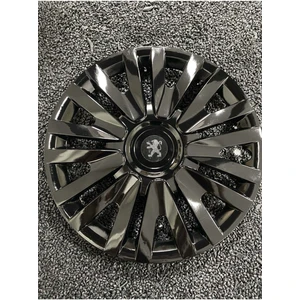 Yılap Peugeot 14 İnç Siyah Kırılmaz Plastik Jant Kapağı 4'lü Set – Vernikli, Dayanıklı ve Uzun Ömürlü