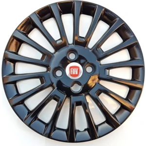 Yılap Jant 15'' Inç Fiat Linea Jant Kapağı 4 Adet Çelik Jant Görünümlü Parlak Siyah 5110SYH