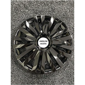 Yılap Jant Renault Clio 15" Inç Kırılmaz Jant Kapağı Siyah 4 Adet 5911SYHRENAULT