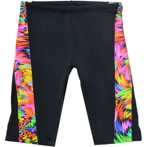 Erkek Çocuk Desenli Siyah Jammer Yüzücü Mayo