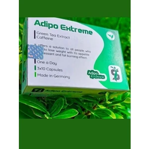 Adipo Plus Caffeine Yeşil Çay Fat Burner (Iştah Kesici ) 20 Kapsül (Kırmızı Kapsül)