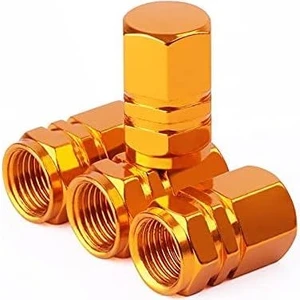 Oto Motto Alüminyum Lastik Sibop Kapağı Gold 4'lü