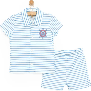 HelloBaby Kısa Kol Pijama Takımı Erkek Bebek