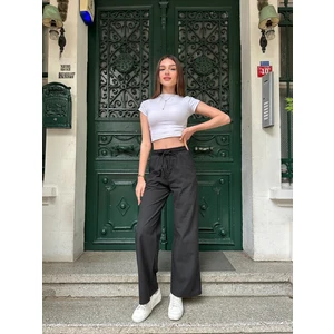 Aref Jeans Uzun Salaş Keten Kadın Pantolon