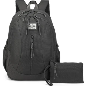 Smart Bags Sırt Çantası Okul Boyu Kalem Kutusu Hediyeli 3233 - Koyu Gri