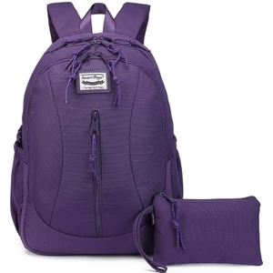 Smart Bags Sırt Çantası Okul Boyu Kalem Kutusu Hediyeli 3233 - Mor