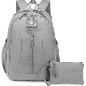 Smart Bags Sırt Çantası Okul Boyu Kalem Kutusu Hediyeli 3233- Vizon