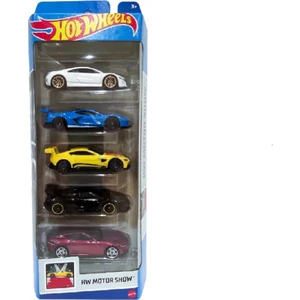 1806 Hot Wheels Beşli Araba Seti Hw Motor Show HTV48