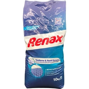Renax 10 kg Çamaşır Deterjanı Beyazlar ve Renkliler 80 Yıkama