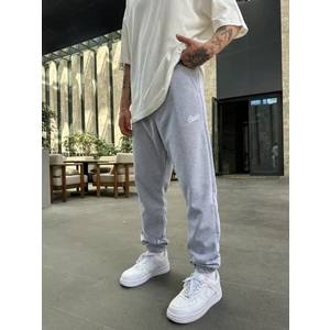Stwd Nakışlı Basic Jogger Eşofman Altı - Gri