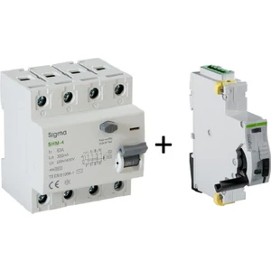 Elektrik SCRC03 Otomatik Yeniden Kurma Ünitesi + 4X63 300MA Kaçak Akım Rölesi