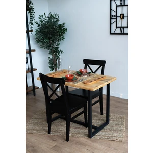 Tolia Home Ahşap Masif Mutfak Masası Yemek Masası Çalışma Masası Doğal Çam Renk Masa