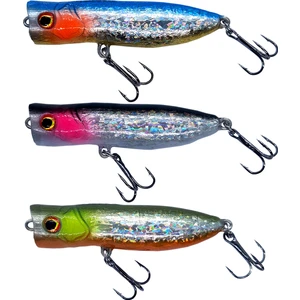 Hergele Balık Hergele Bombastic Su Üstü Hologramlı Maket Top Water Sahte Balık