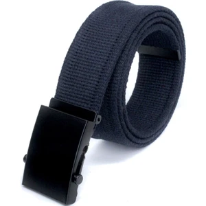 %100 Pamuk Siyah Tokalı Kolon Kemeri- Mom Jean-  Kanvas Pantolon- Kargo Şort Kemeri - Unisex