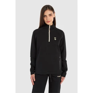 Hmlfuyu Zip Neck Kadın Siyah Sweatshirt 921960-2001