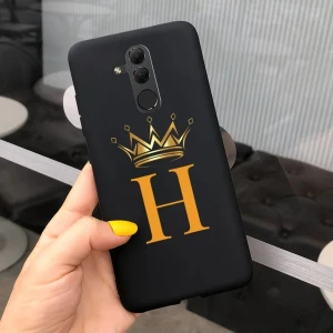Huawei Mate 20 Lite Uyumlu Kılıf Silikon Esnek Isme Özel Baskılı Harf