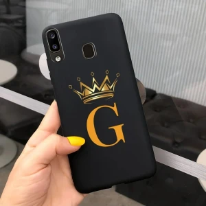Samsung Galaxy A30 Uyumlu Kılıf Silikon Esnek Isme Özel Baskılı Harf