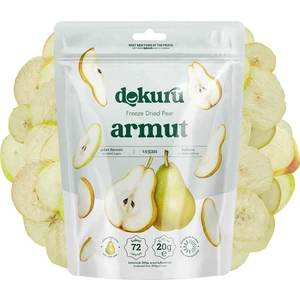 Armut Kurusu Meyve Cipsi - Dondurularak Kurutulmuş Freeze Dried Çıtır Armut