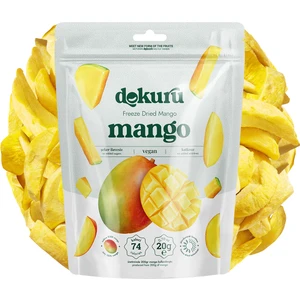 Mango Kuru Meyve Cipsi - Dondurularak Kurutulmuş Freeze Dried Çıtır Mango