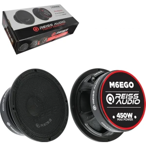 Reıss Audıo RS-M6EGO Oto Midrange 16CM 450 Watt 2 Adet