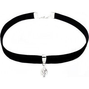 Gümüş Kaplama Kadın Nar Choker Kolye