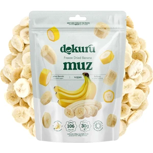 Muz Kuru Meyve Cipsi - Dondurularak Kurutulmuş Freeze Dried Çıtır Muz