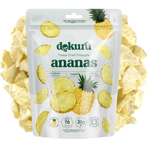 Ananas Kuru Meyve Cipsi - Dondurularak Kurutulmuş Freeze Dried Çıtır Ananas