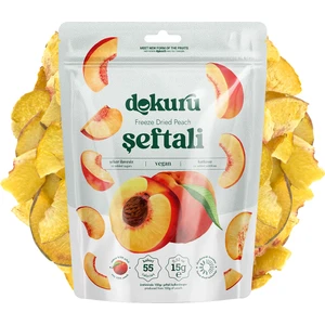 Dondurularak Kurutulmuş Freeze Dried Çıtır Şeftali