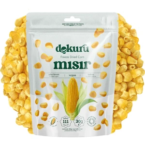 Mısır Kuru Sebze Cipsi - Dondurularak Kurutulmuş Freeze Dried Çıtır Mısır