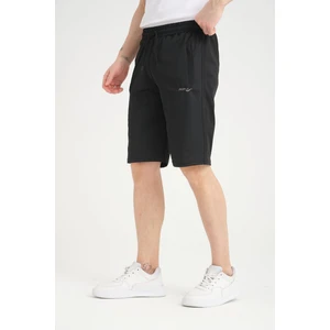 Erkek Siyah Dalgıç Kumaş Şort