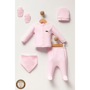 Şeker Pembe Yumuşacık Bebek Hastane Çıkış Seti