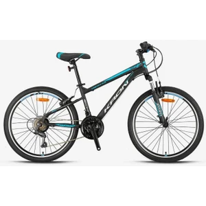 Vortex 4.0 - 24  Mtb - 14' - 21 Vites - V.b. - Mat Siyah-Gri/mavi