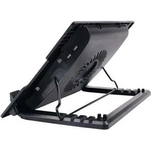 Notebook Altlığı Tek Fanlı Laptop Soğutucu Cooling Pad Ledli 5 Kademeli Boyun Koruma Cooling Pad