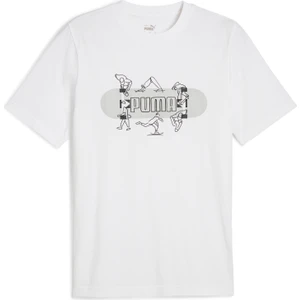 Graphıcs Skateboard Erkek Tişört 68345902-BEYAZ Xl - Beyaz