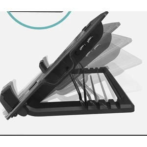 Laptop Notebook Soğutucu Fan 5 Yükseklik Ayarlı Mavi Ledli Sessiz Tek Fanlı Cooling Pad