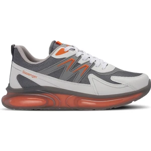 ZIGOR Erkek Sneaker Koşu & Yürüyüş Ayakkabısı Gri / Turuncu
