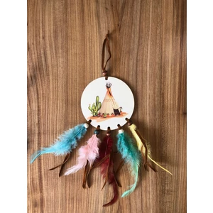 Sokak Kedisi Tasarım Düş Kapanı Rüya Kapanı Dream Catcher (Kızılderili Çadırı)