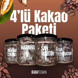 Kavrulmuş Kakao Çekirdeği 4'lü 4X100G Set