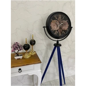 Falez Decor 150 cm Dekoratif Tripod Ayaklı Metal Siyah Saat