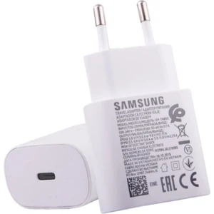 Easy Tekno Şarj Edilebilir Pil Galaxy Orjinal Type-C Girişli Fast-Hızlı Şarj Adaptörü 25W-25WALT (Beyaz)
