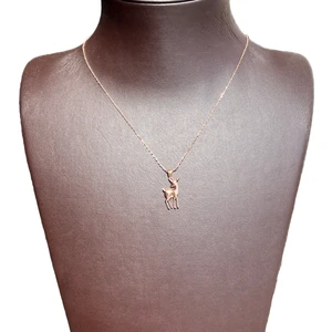 Ashak Accessories Kadın Ceylan Model 925 Ayar Gümüş Zincirli Kolye