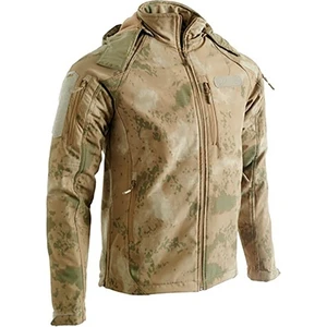 5 Cepli Tactical Double Softshell Su Geçirmez Unisex Mont Ceket