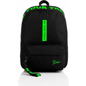 Louisiana Polo Laptop Bölmeli Okul Çantası Be Your Trend Siyah Yeşil 1140