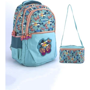 Relxion Ilkokul Çantası Beslenmeli Kelebekli Yeşil 1350