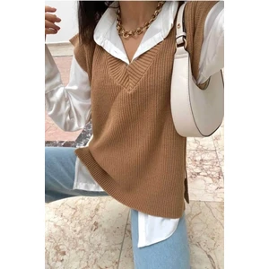 Işılda Fashion Kadın Giyim Örme V Yaka Süveter