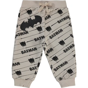 Civil Baby Batman Erkek Bebek Eşofman Altı 6-18 Ay Açık Bej